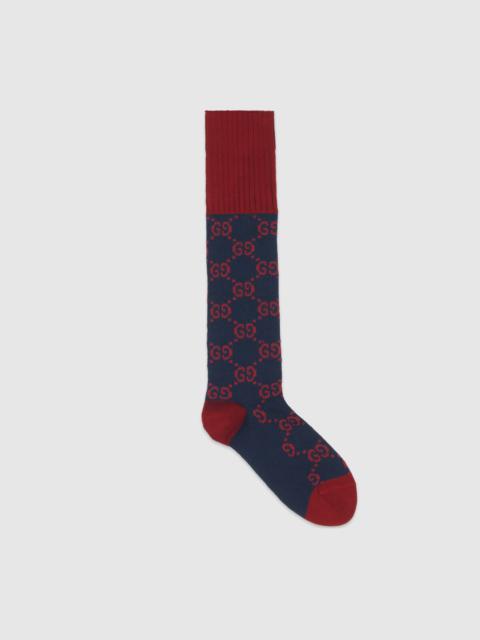 GUCCI GG pattern cotton blend socks