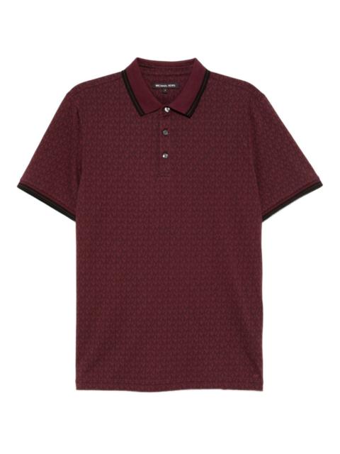 MICHAEL KORS monogram polo shirt