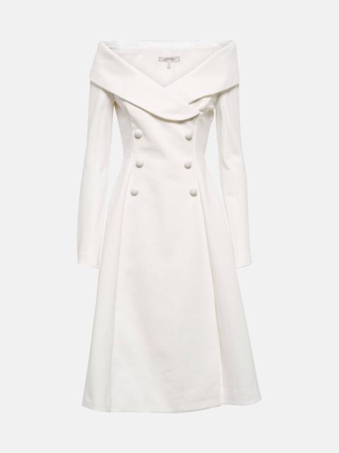 DOROTHEE SCHUMACHER Emotional Essence off-shoulder midi dress