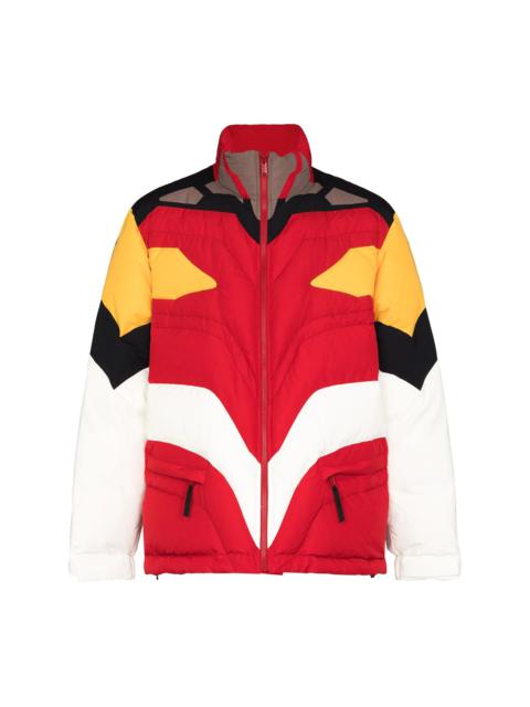 UNDERCOVER x Evangelion padded puffer jacket