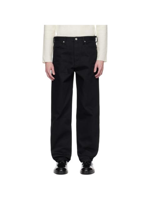Jil Sander Black Regular Jeans