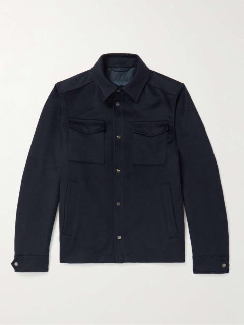 Wool and Cashmere-Blend Shirt Jacket