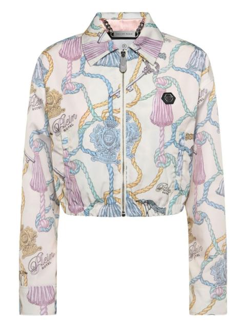 PHILIPP PLEIN tassel-print jacket