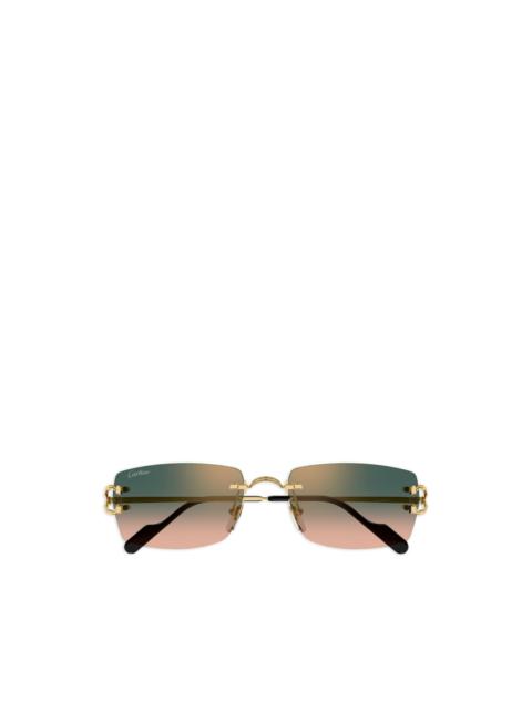 Décor C rimless sunglasses