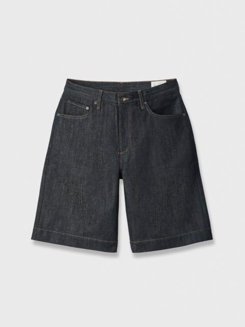 rag & bone Baggy Denim Shorts Mid-Rise in Authentic Rigid Denim