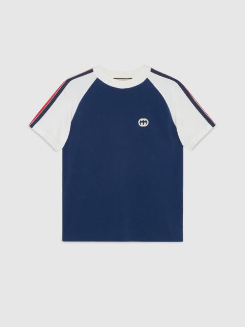 GUCCI Cotton jersey T-shirt with patch