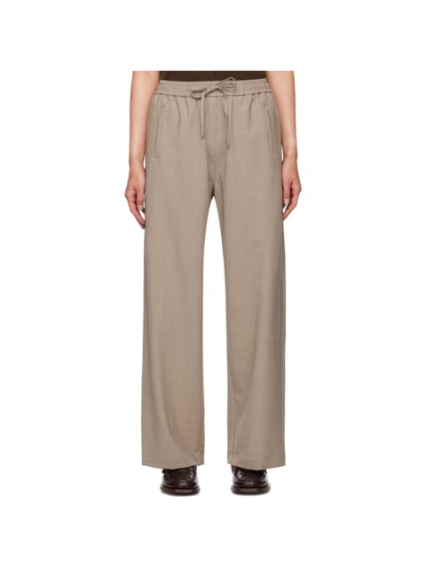 CORDERA Taupe Tailoring Relaxed Trousers
