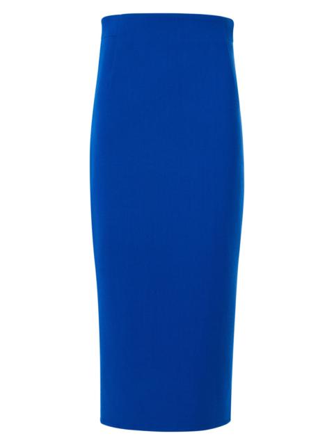 AKRIS Women's Wool-Blend Crepe Pencil Skirt - Lapis Blue