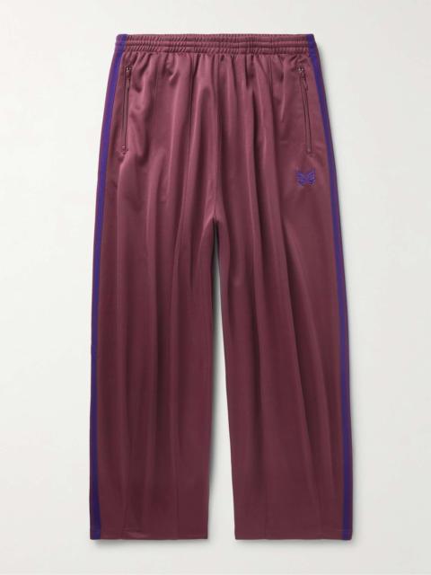 NEEDLES H.D. Wide-Leg Striped Jersey-Trimmed Tech-Jersey Track Pants