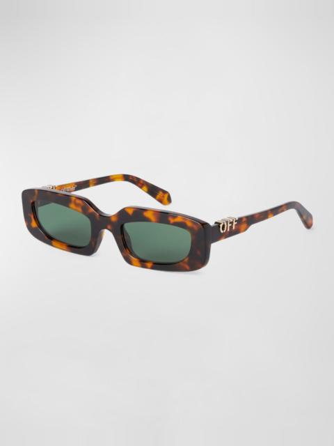 Off-White Renton Rectangle Acetate Sunglasses