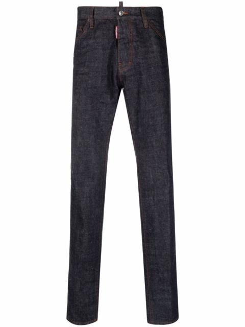 DSQUARED2 logo-print tapered jeans