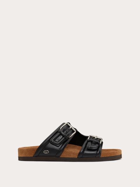 Valentino FUSSFRIEND CALFSKIN LEATHER SLIDE SANDAL