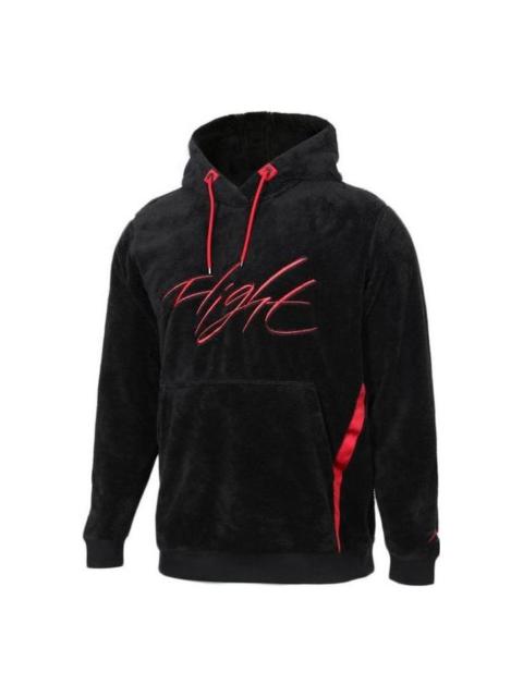 Jordan Air Jordan Wings Of Flight Hoodie 'Black Red' AH6251-010