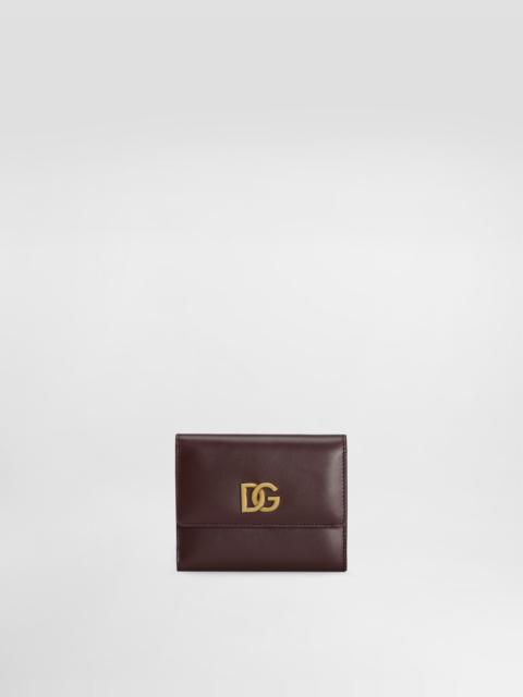 Dolce & Gabbana Calfskin wallet with DG logo