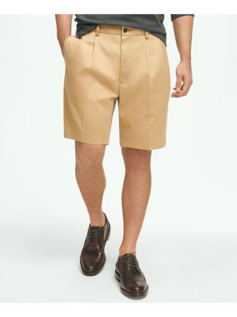 Brooks Brothers 8" Pleat Front Advantage Chino® Shorts