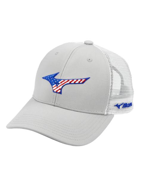 Mizuno Runbird Patriot Trucker Hat