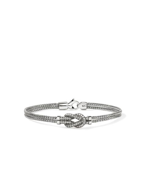 JOHN HARDY Love Knot Bracelet, Sterling Silver, Diamonds
