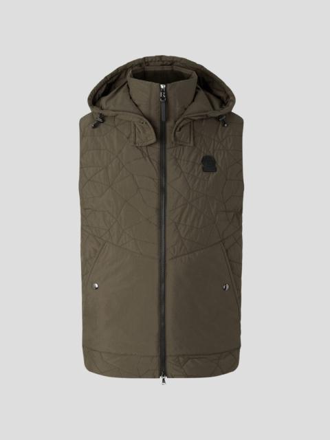 BOGNER Simon Quilted waistcoat in Khaki