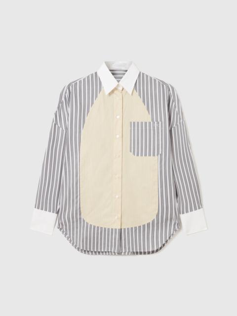 Stella McCartney Oversized Mixed Stripe Shirt