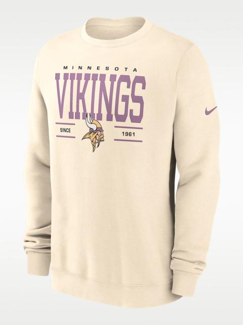 Nike Minnesota Vikings Club Men's Nike NFL Pullover Crew