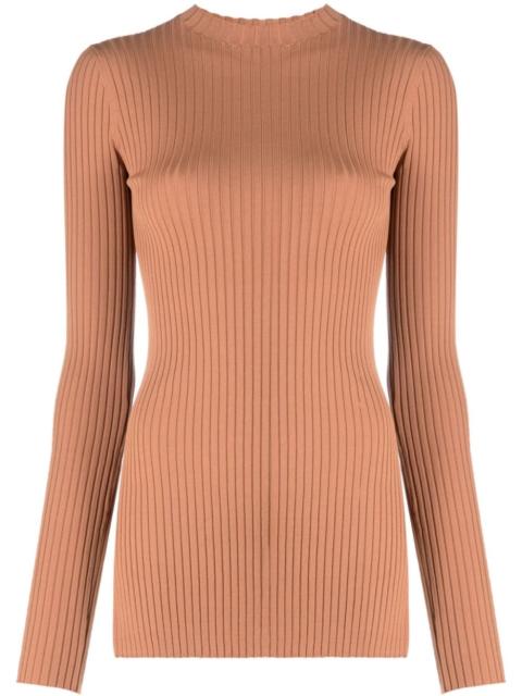 Nanushka Bardia ribbed knitted top