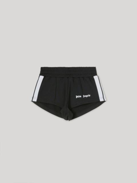Palm Angels BLACK TRACK MINI SHORTS