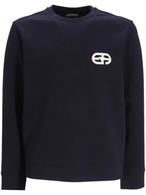 EMPORIO ARMANI Emporio Armani Logo-patch Long-sleeve Sweatshirt