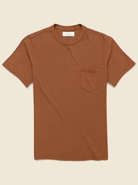 imogene + willie Pocket Tee - Rust