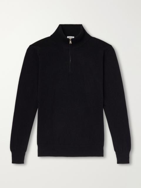 GHIAIA Cashmere Half-Zip Sweater