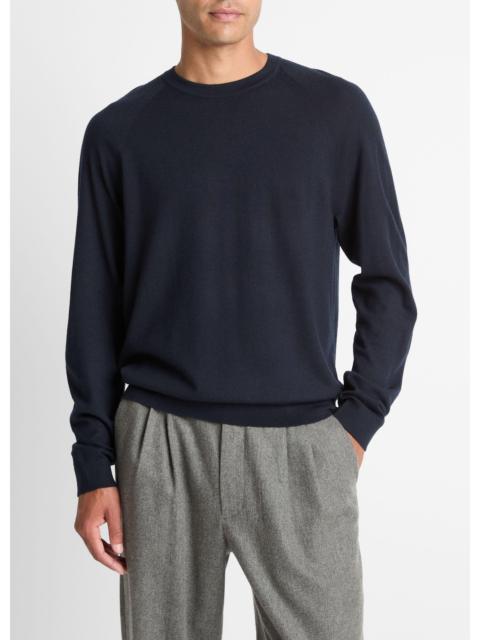 Vince Featherweight Wool-Cashmere Crew Neck Sweater