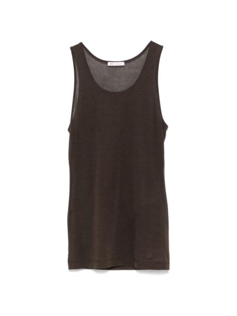 AMI Paris sheer tank top