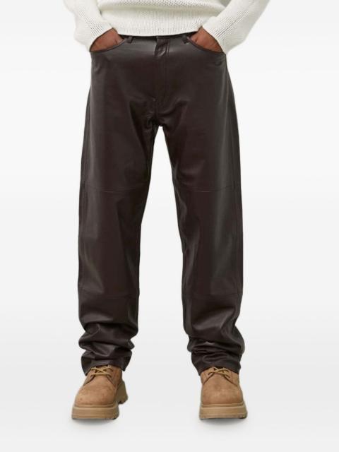 TIGER OF SWEDEN Alec leather trousers