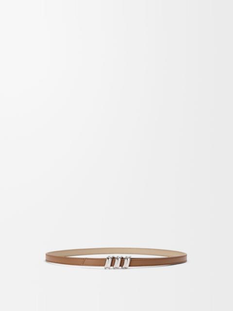 Loewe Reversible Coil belt in smooth calfskin