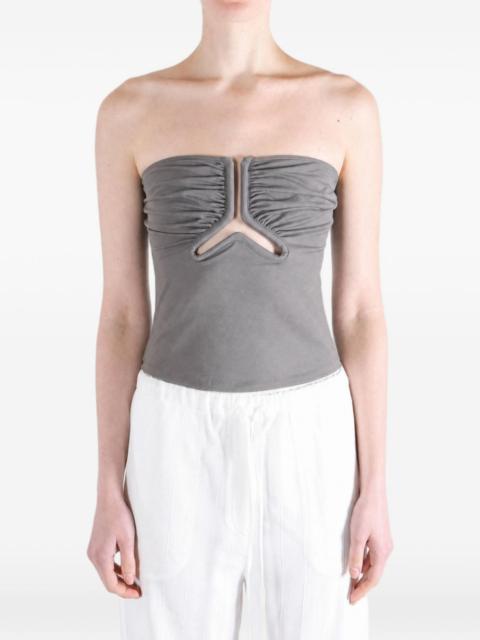 Rick Owens cut-out ruched top