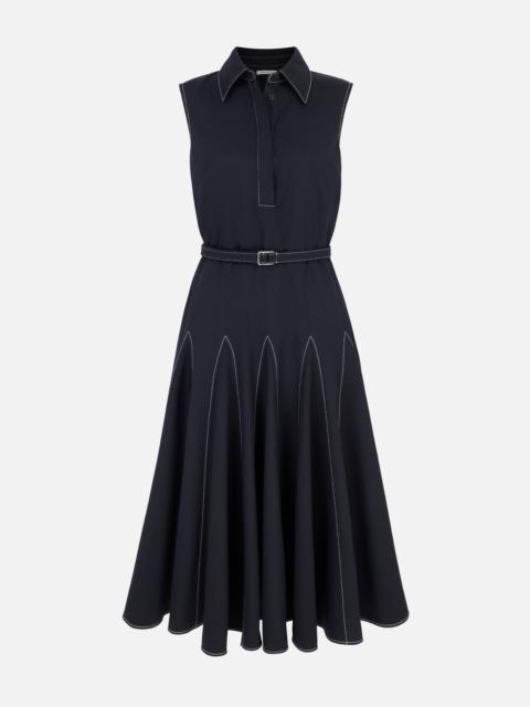 EMILIA WICKSTEAD Monique Dress in Black Denim