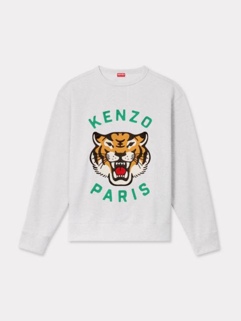 'Lucky Tiger' genderless embroidered sweatshirt