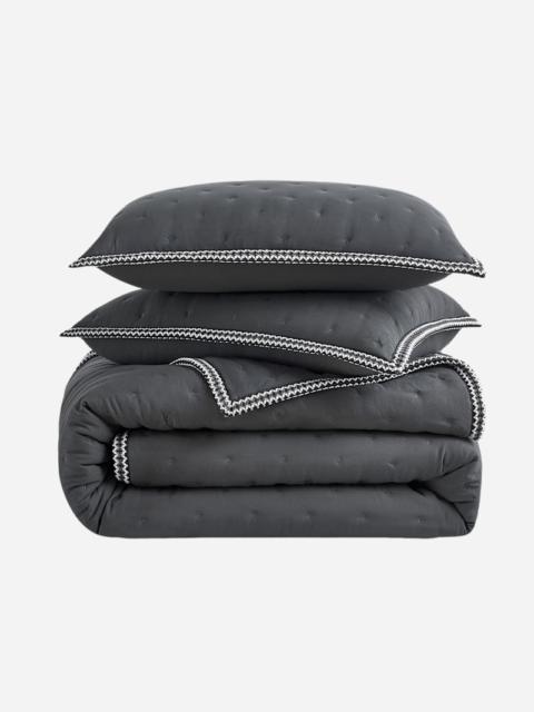 UGG Devon UGG®braid TOB Set T/TXL Microfiber Bedding in Ink