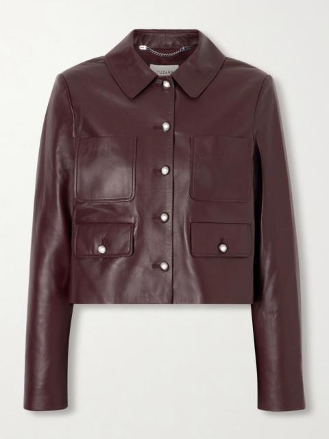 Altuzarra Astley Cropped Leather Jacket