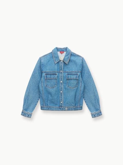 STAUD CUSTOM CLASSIC OVERSIZED RYAN JACKET | MEDIUM WASH