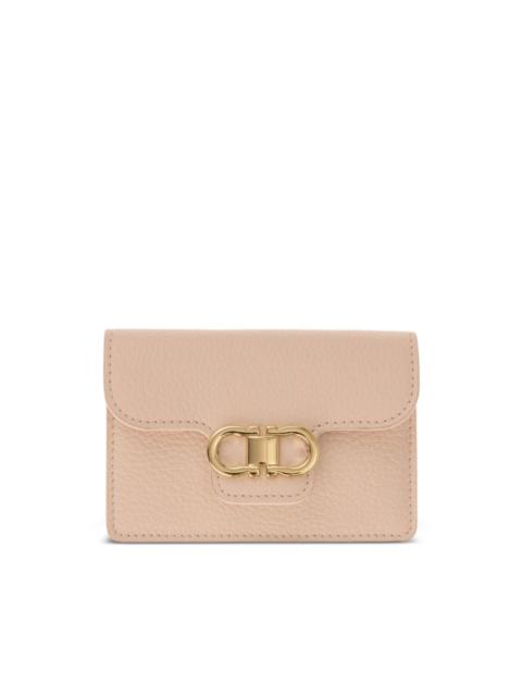 FERRAGAMO Gancini calfskin keyring wallet