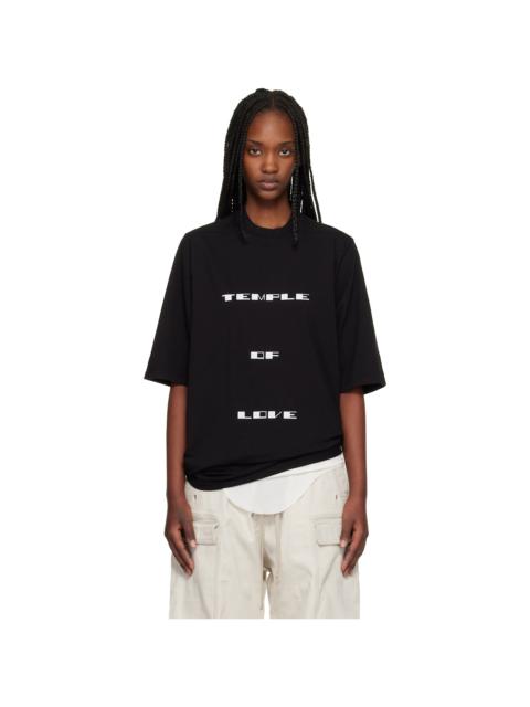 Rick Owens DRKSHDW Black Temple Jumbo S/S T-shirt