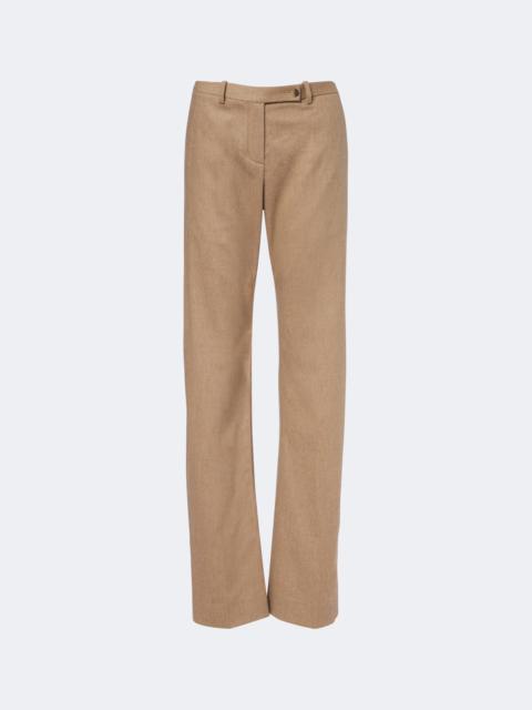 KHAITE Hunter wool and cashmere straight pants