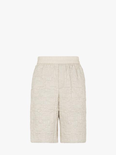 FENDI White nylon pants