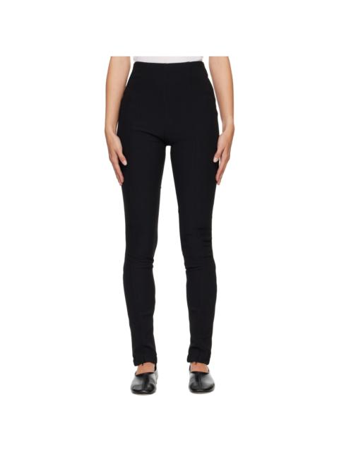 The Frankie Shop Black Reya Flare Leggings