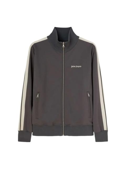 Palm Angels (WMNS) Palm Angels Fw23 Classic Track Jacket 'Grey' PMBD058F23FAB0010701