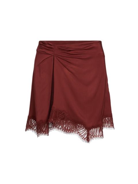 A.L.C. A. L.C. Women's Dion Lace-Trimmed Miniskirt - Sandalwood