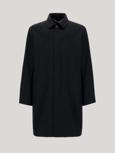 Canali WOOL CAR COAT WITH BLUE MEMBRANE