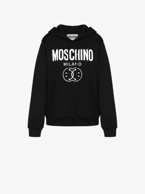 Moschino DOUBLE SMILEY® ORGANIC COTTON SWEATSHIRT