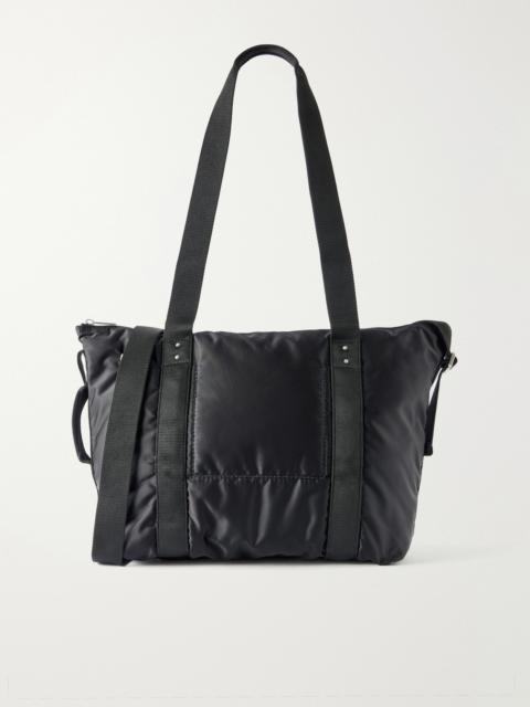 Rick Owens Trolley Canvas-Trimmed Shell Tote