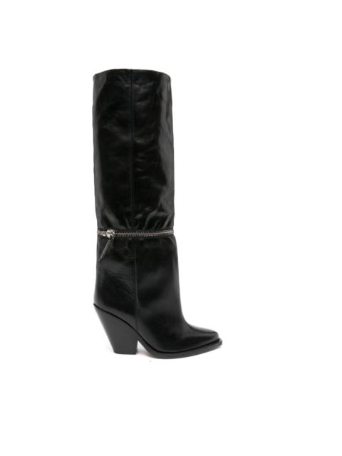 Larane 90mm zip-embellished boots